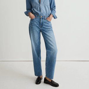 NWT Madewell Slouchy Boyjean in Rosewell Wash Size 30